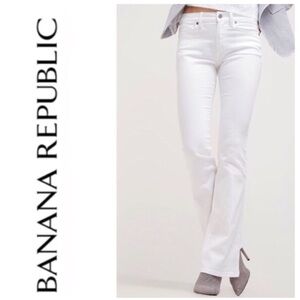 3/$25💥 Banana Republic White Jeans Sz 28 Bin S